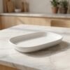 sdfg Ceramic Snack Plate Sectioned Serving Tray 1 Compartment Durable Modern Design | wholeds