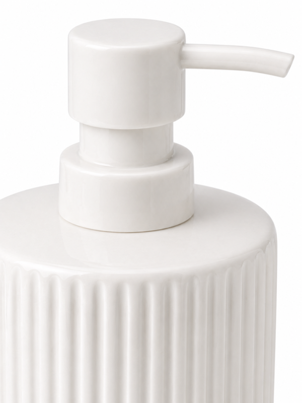 Ceramic Lotion Dispenser Pump Bottle 300ml Bathroom Soap Dispenser Durable Modern Design | wholeds