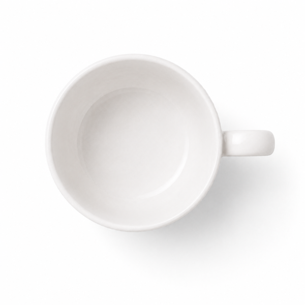 Ceramic Tea Cup Set of 4 Elegant Handle Cups 200ml Durable Modern Design | wholeds